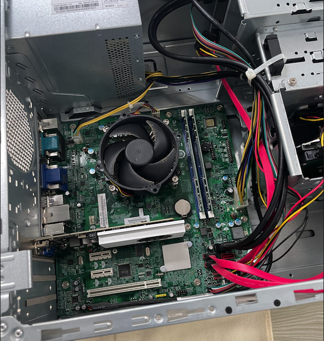 一台坏掉的电脑,最后没有修好